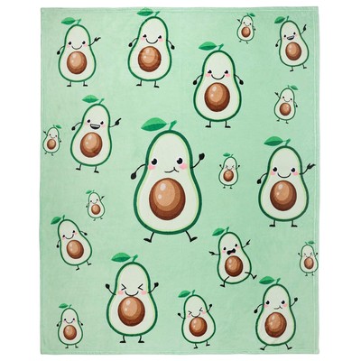 Avocado Throw Blanket Adorable Super-Soft Extra-Large Fluffy Avocado Blanket ...