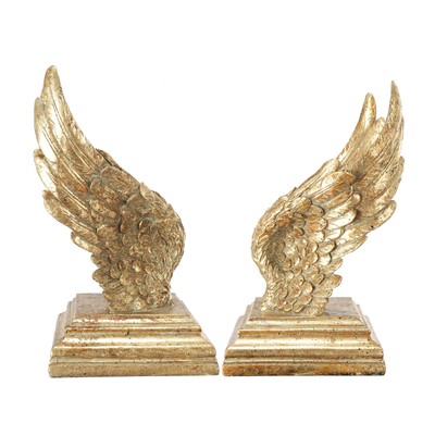 8'' Gold Soar Wing Bookends