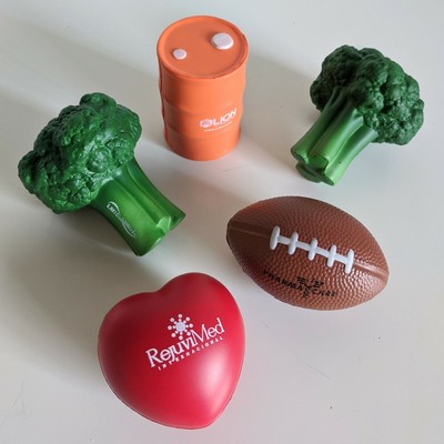 Medical Pharma Advertising Squeeze Toys Heart Football Broccoli Lot Nutrition