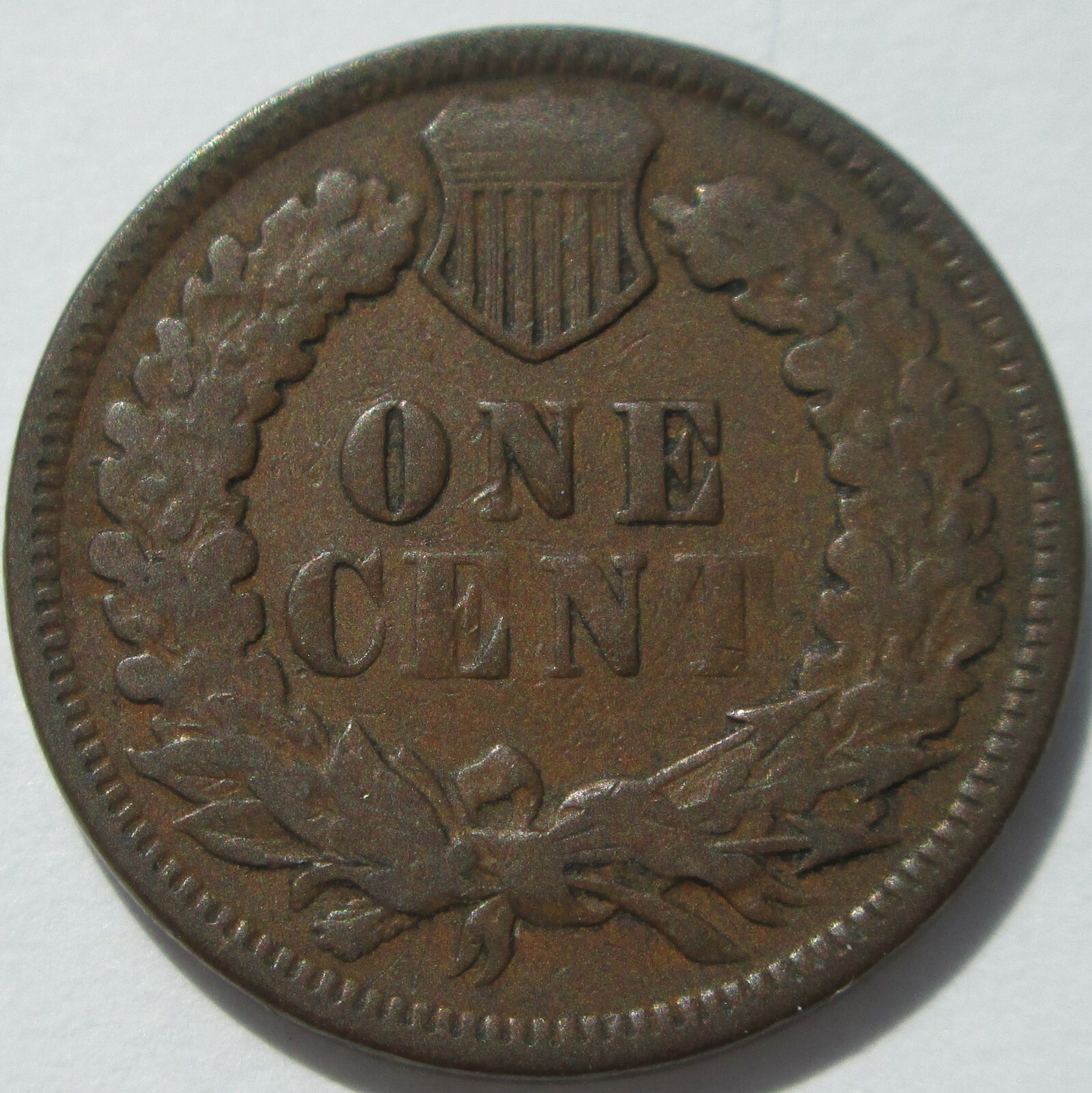 1872 Indian Cent (F)