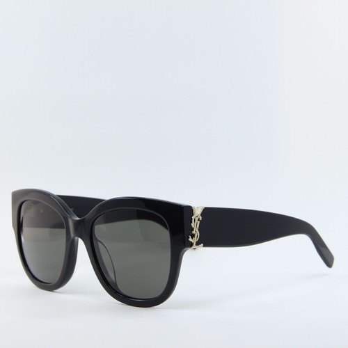 SAINT LAURENT SLM95/F 001 Black/Dark Grey 56-20-145