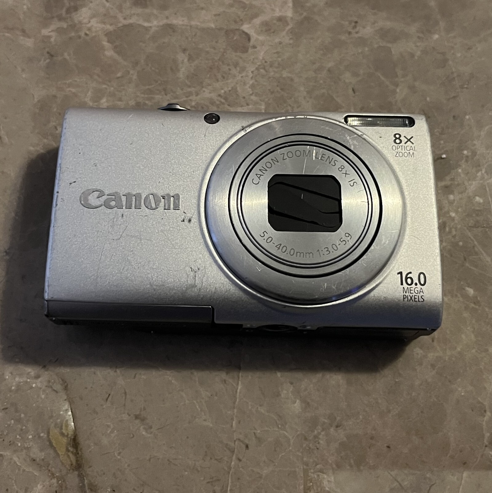Canon PowerShot A4000 IS HD 16.0MP Digital Camera Silver For