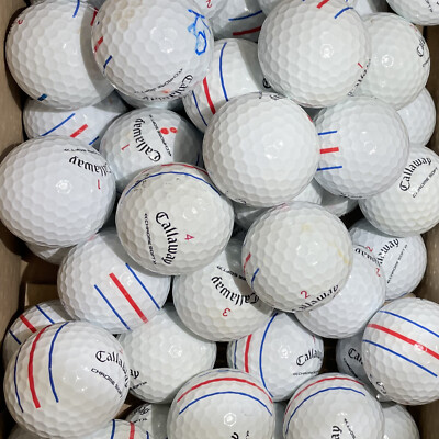 50 Callaway Chrome Soft Triple Track Golfbälle AAA/AA