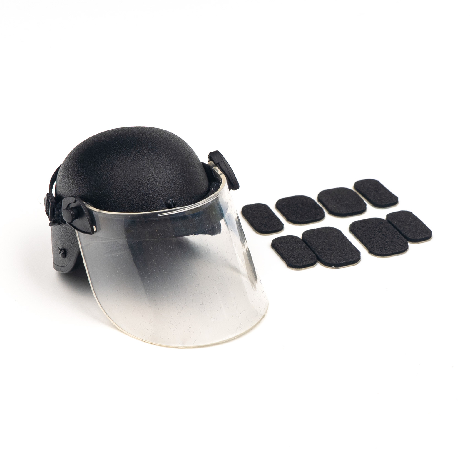 SWAT LAPD　ヘルメット 1:6 BBI LAPD SWAT Mendez Black PASGT Helmet for 12