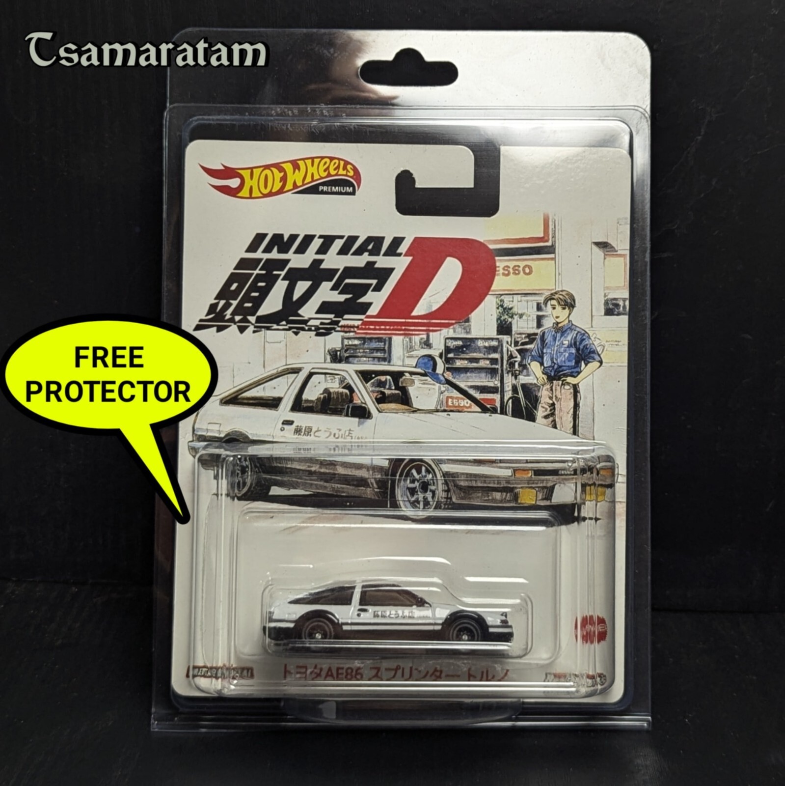 Hot Wheels Custom INITIAL D Toyota Trueno AE86 With Watanabe