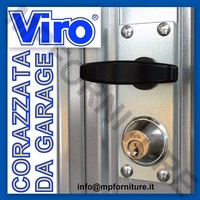 C 1640 POTENT Zincata 155x55 cm SERRATURA per Serranda BASCULANTE Mod