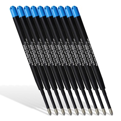 10 St Kugelschreiber Minen, Tech Refill Großraumminen, Parker-System - blau
