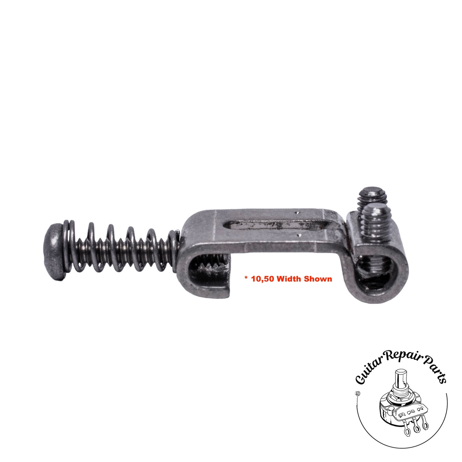 Highwood Contoured Vintage Strat Saddles HG 11,20 (2-7/32" 56mm) - Nickel Relic