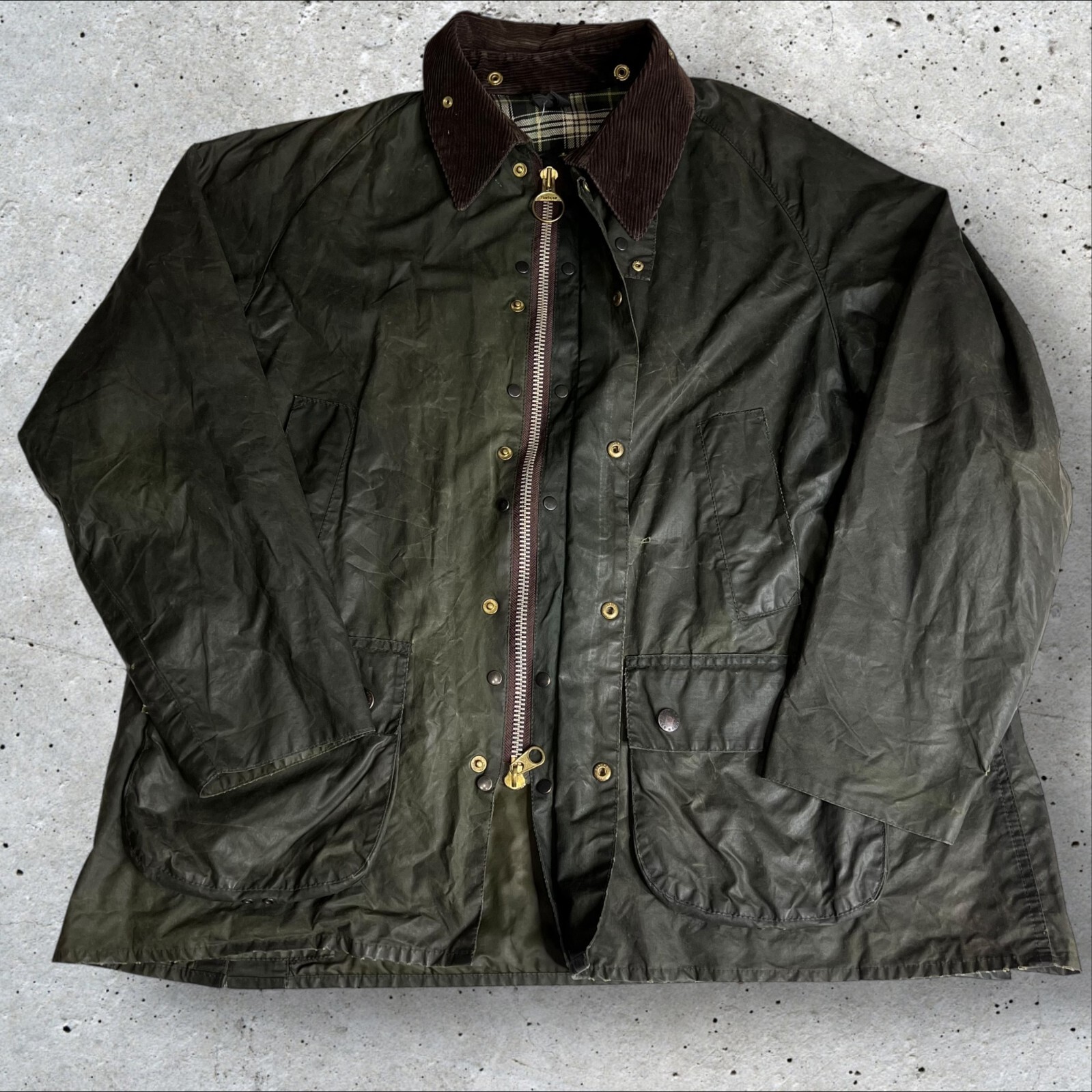 Barbour 80's Men's Northumbria Vintage 88th Wax Jacket C48