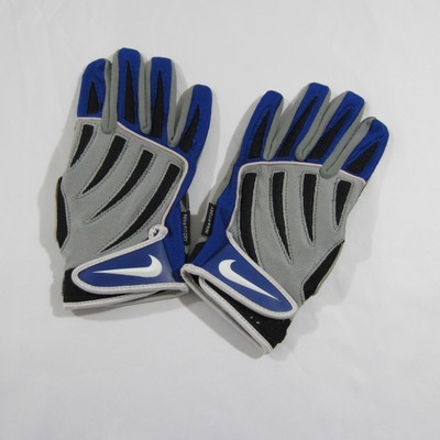 blue football gloves