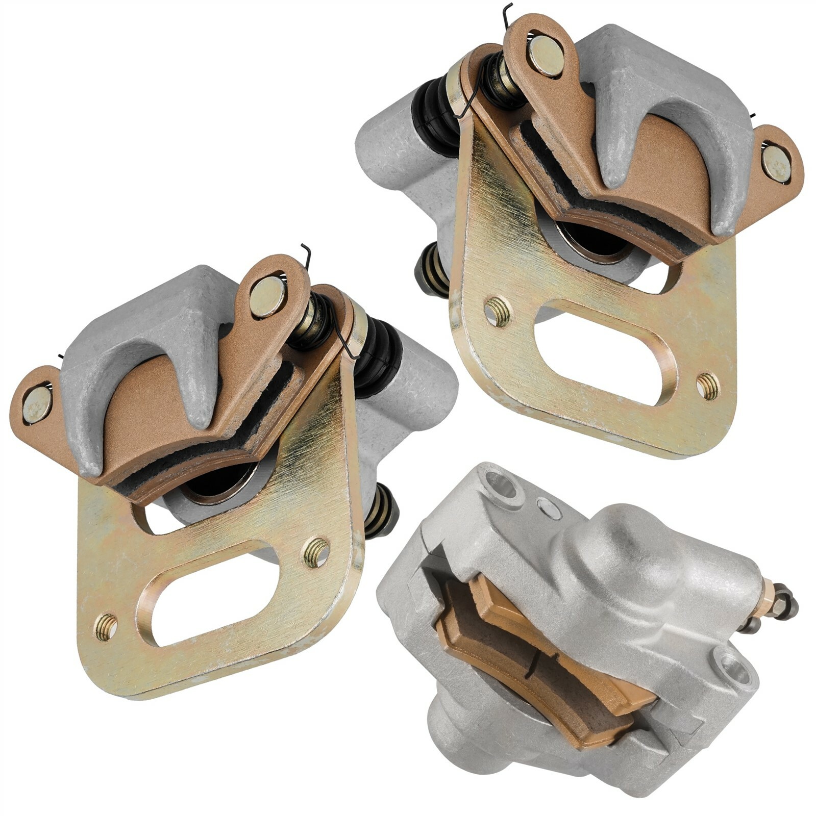 For Polaris Sportsman 500 4x4 Front Rear Brake Caliper 1998 1999 with Brake pads