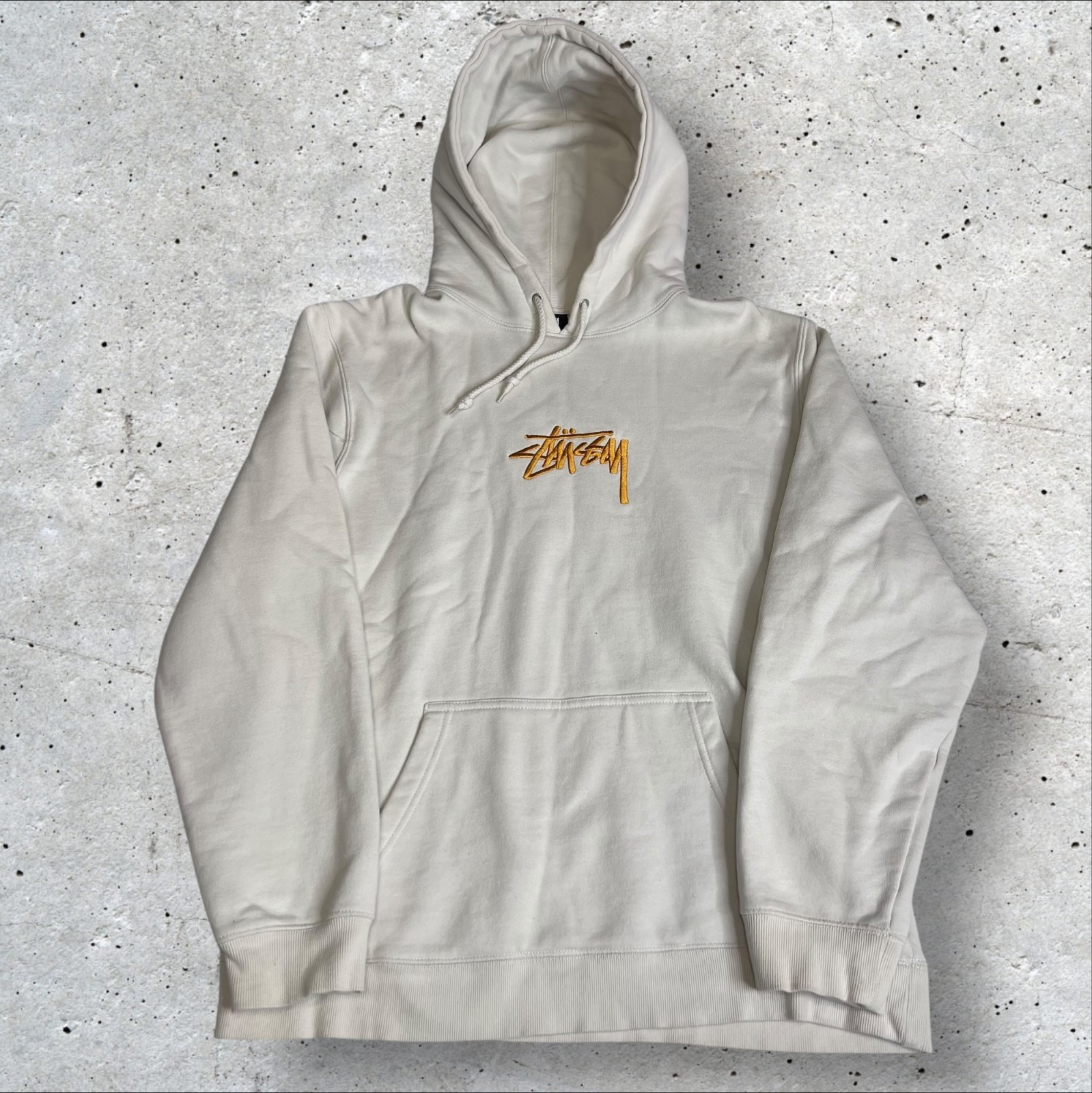 Stussy Japan Centre Embroidery Logo Pullover Hoodie Size XL