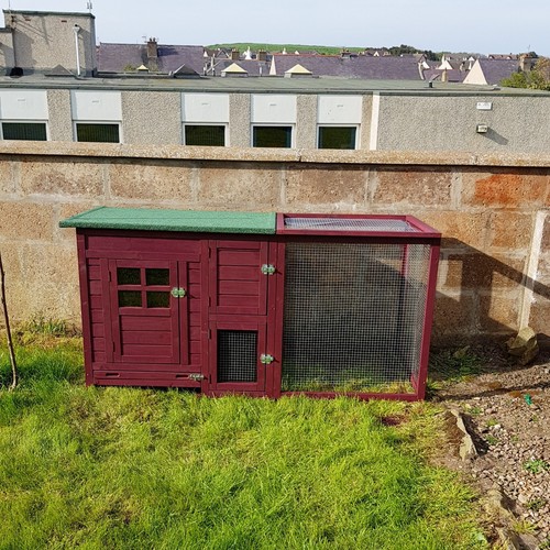 CHICKEN COOP & RUN HEN HOUSE POULTRY ARK HOME NEST BOX COUP COOPS