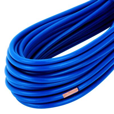25ft 14GA Gauge Primary Wire Power Cable Turn On Hook Up Remote Blue OFC Copper
