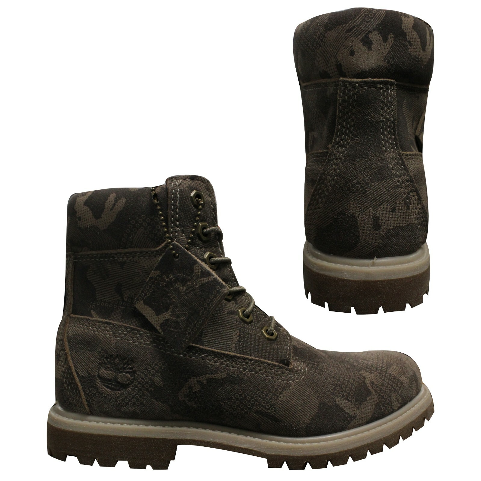 camo timberlands womens
