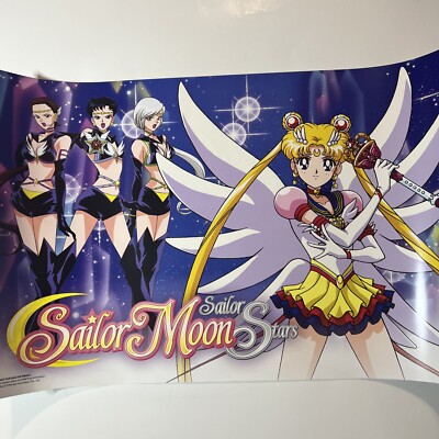 SAILOR MOON SAILOR STARS Anime Expo AX 2024 POSTER Star FIGHTER Maker HEALER Viz