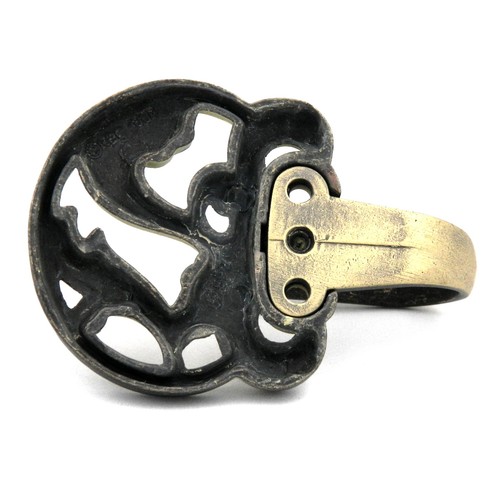 Hickory Hardware Blonde Antique Art Nouveau Coat Hat Robe Hook P2134-BOA