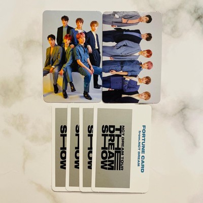 NCT DREAM TOUR THE DREAM SHOW FORTUNE SCRATCH PHOTO CARDS OFFICIAL nctdream