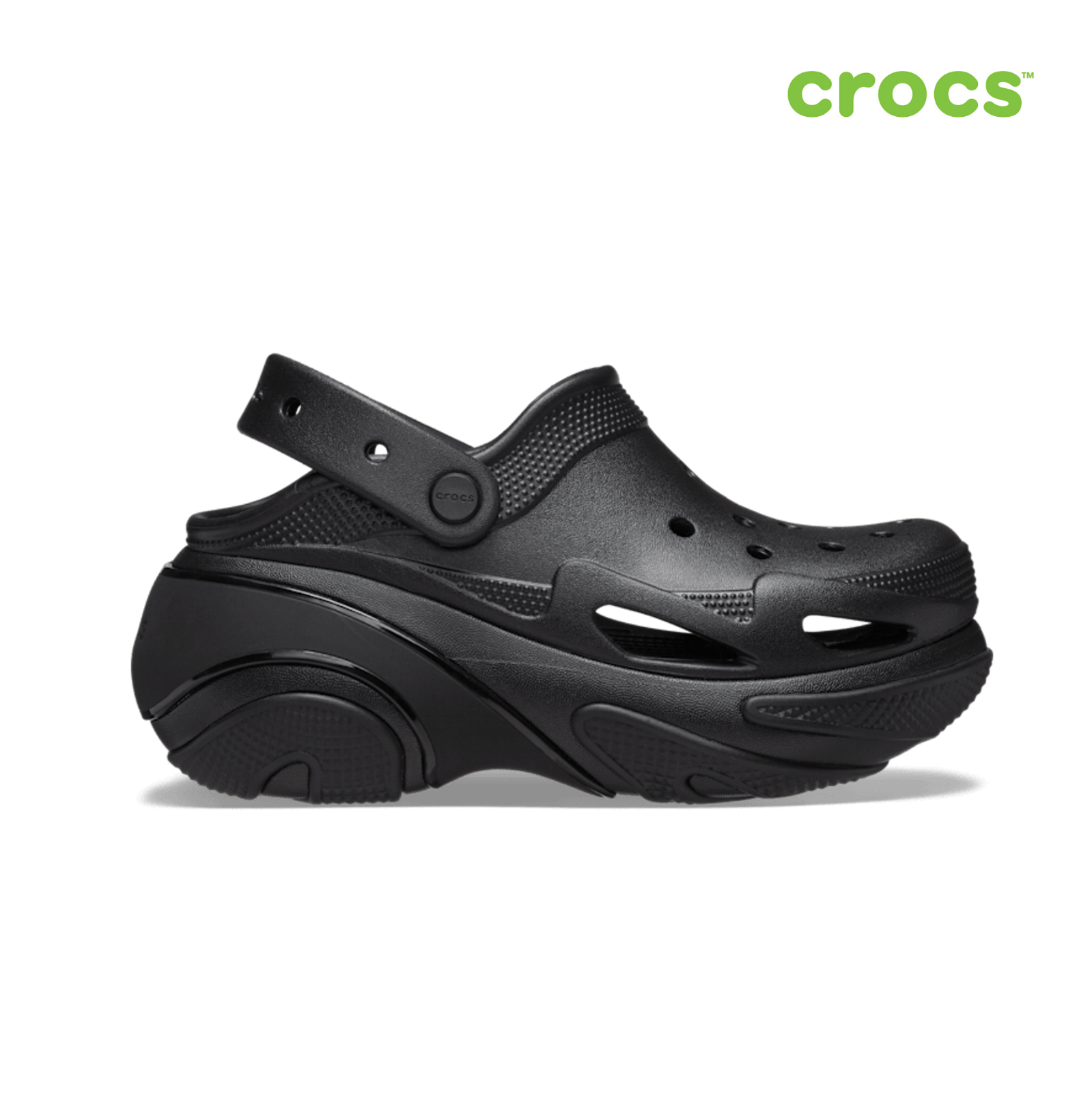 NEW CROCS BUBBLE CRUSH CLOG 210061 BLACK UNISEX | eBay