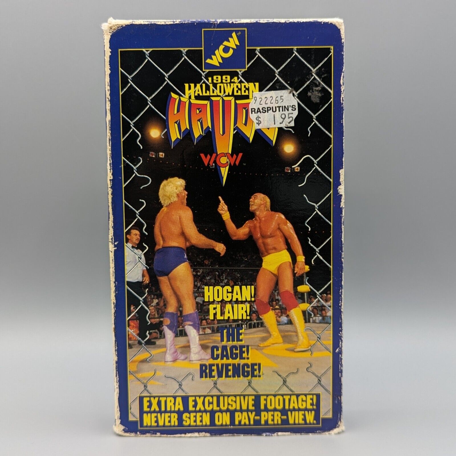 WCW Halloween Havoc 1994 VHS Hulk Hogan, Ric Flair, Vader WCW Halloween Havoc 1994 VHS Hulk Hogan, Ric Flair, Vader