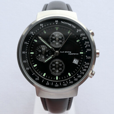 Audi Classic S Line Driving Experience Car Accessory Design Chronograph Watch