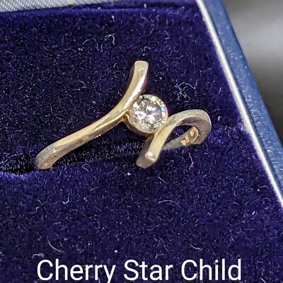 Polished sterling 925 silver sparkly cz bypass ring
