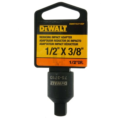 Dewalt DWMT75371OSP Reducing Impact Adapter, 1/2'' x 3/8'', 75-371D