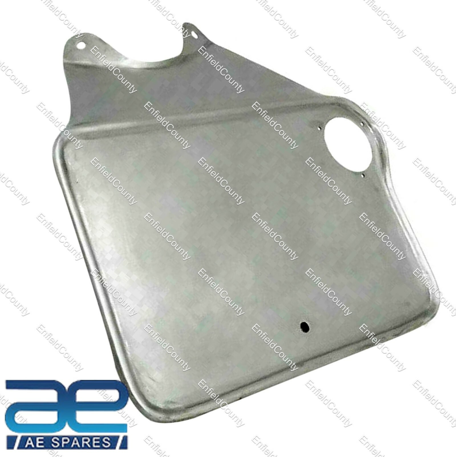 REAR NUMBER PLATE RAW STEEL FOR NORTON 16H MOTORCYCLE
