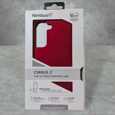 Nimbus9 Cirrus 2 Case for Samsung Galaxy S22 5G Red See Description G2