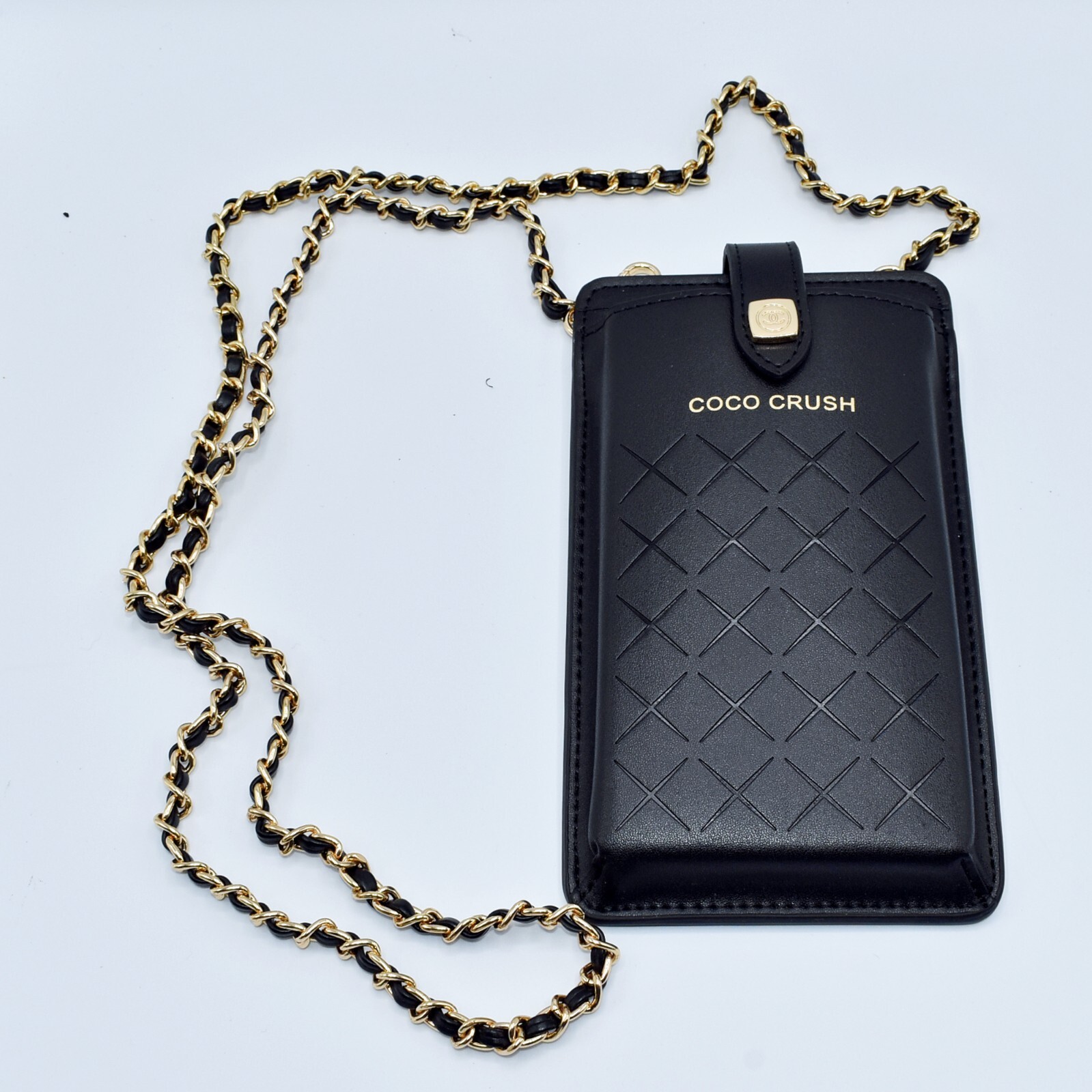 Chanel Smartphone Pouch Shoulder Coco Crush Black Novelty Chanel Smartphone Pouch Shoulder Coco Crush Black Novelty