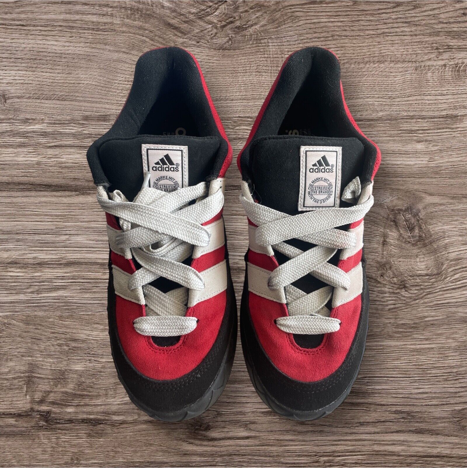 Size 11 - adidas Adimatic Power Red Black | eBay