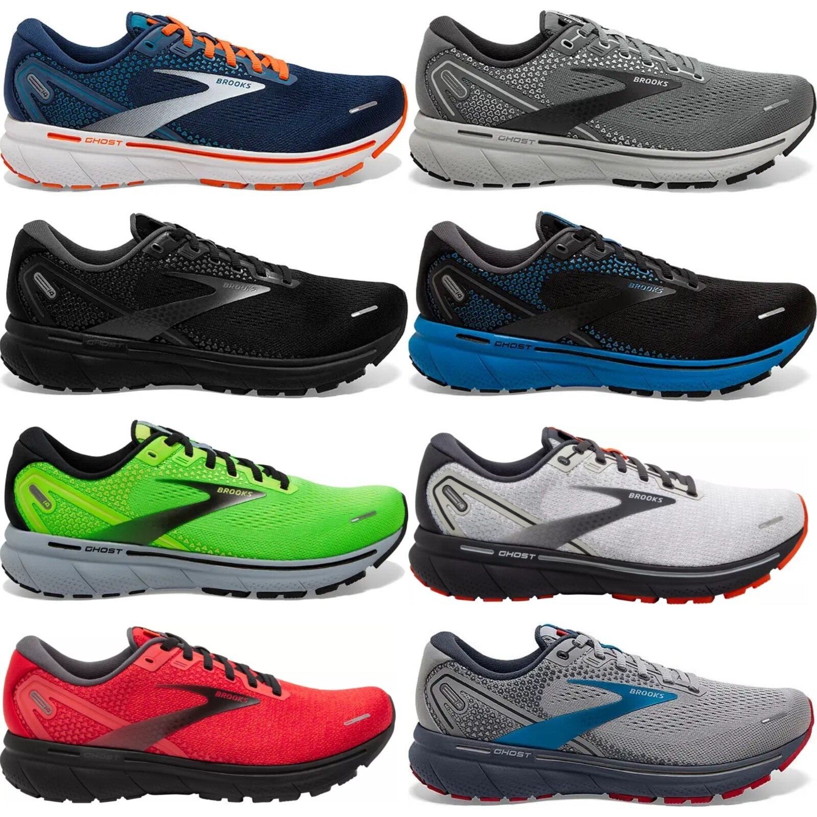 

НОВИНКА Мужские кроссовки Brooks GHOST 14 ВСЕ ЦВЕТА Размеры США 7-14 НОВИНКА В КОРОБКЕ, Brooks Ghost 14