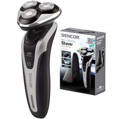 Sencor SMS 5011SL Shaver Men's Wireles Electric Razor Trimmer 4D Technology Head