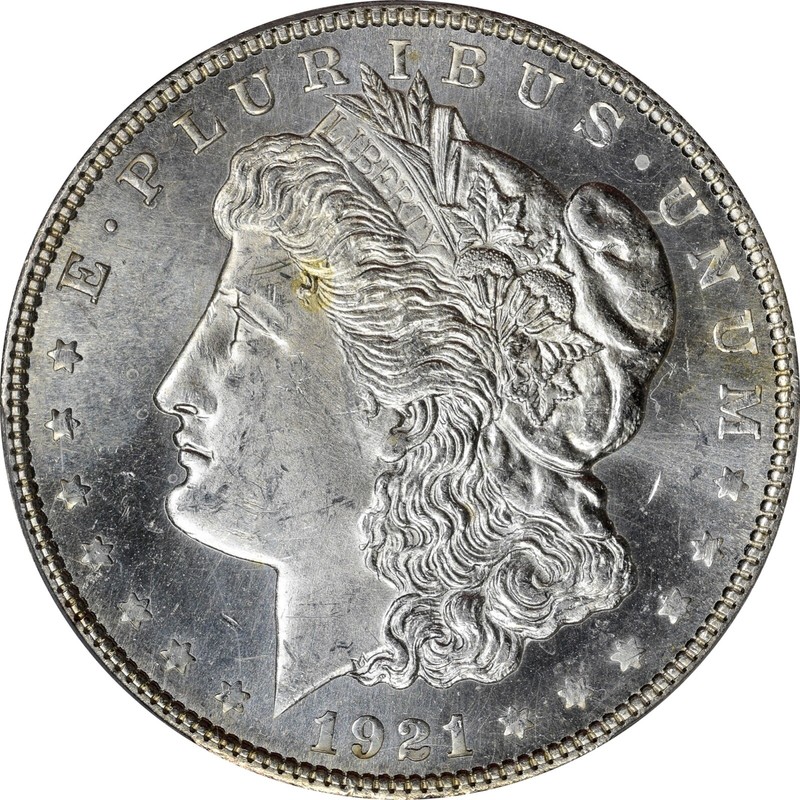 1921 PCGS Morgan Silver Dollar MS64PL. Not hazy or ugly!