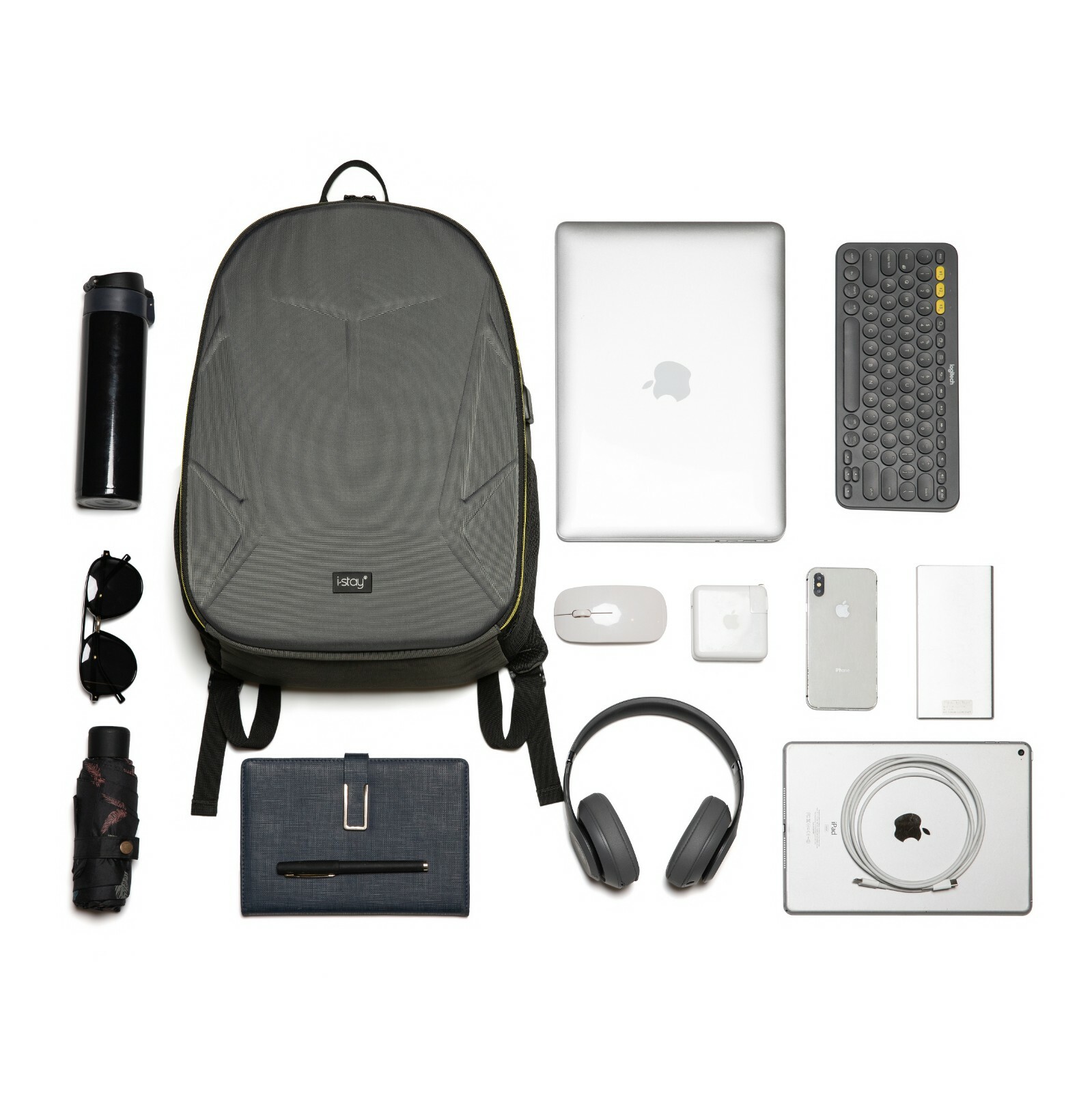 15.6" Laptop iPad Gaming Backpack with AntiTheft and USB Charging Port
