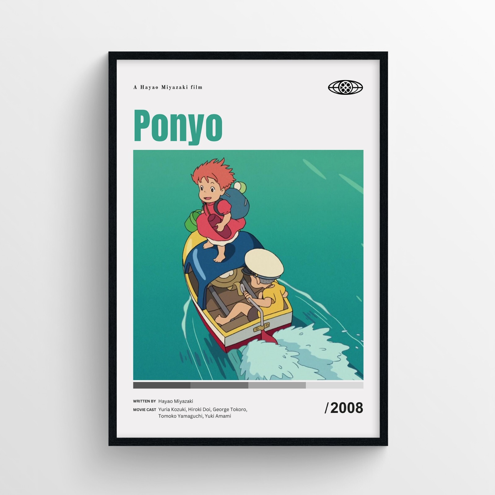 Ponyo Movie Poster Print, Wall Art - Unframed
