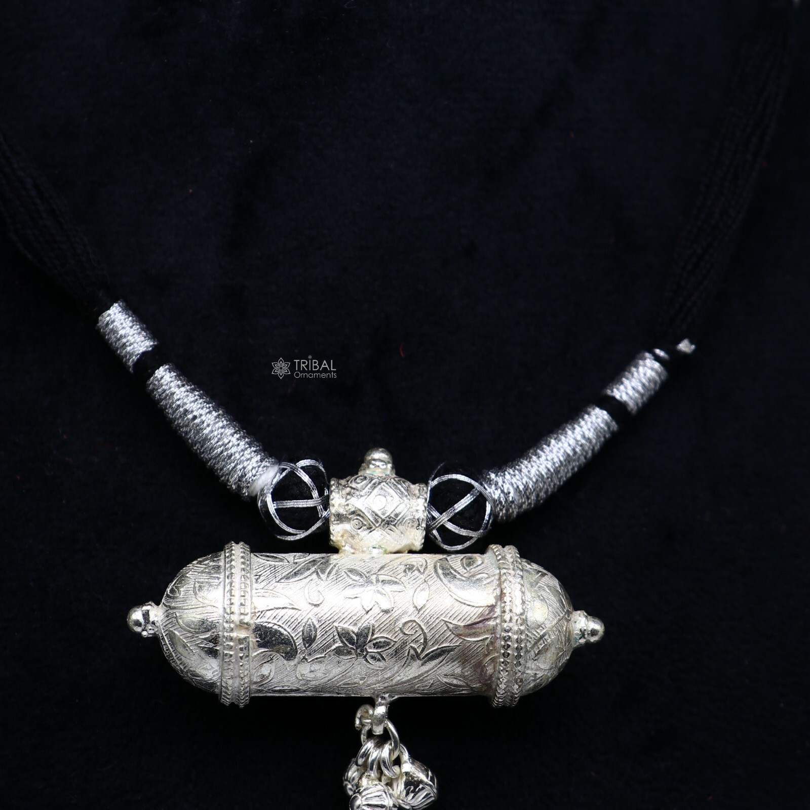 925 Sterling silver handmade Ethnic cultural tribal pendant