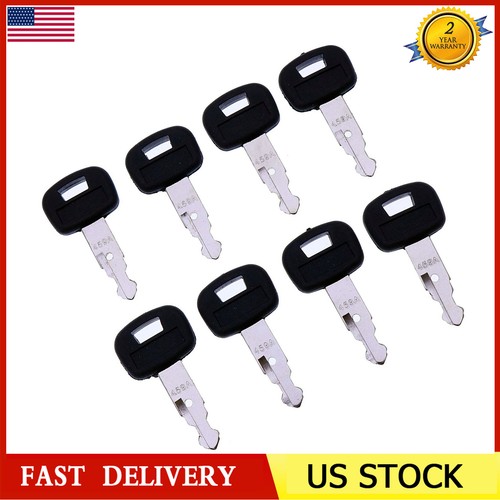 8pcs Ignition Key For Kubota Track Loaders SVL75 SVL90 SVL95-2S Parts