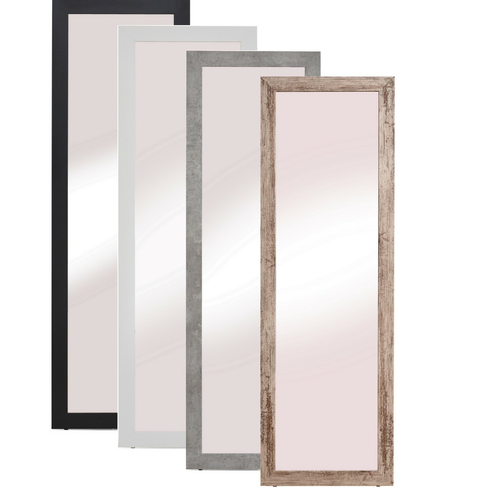 Standspiegel Mila Holz MDF Ankleide Ganzkörper Garderoben Spiegel Modern Zeitlos