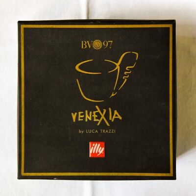 illy Art Collection Venexia by Luca Trazzi 1997- BV97 Platinum - PRICE SLASHED
