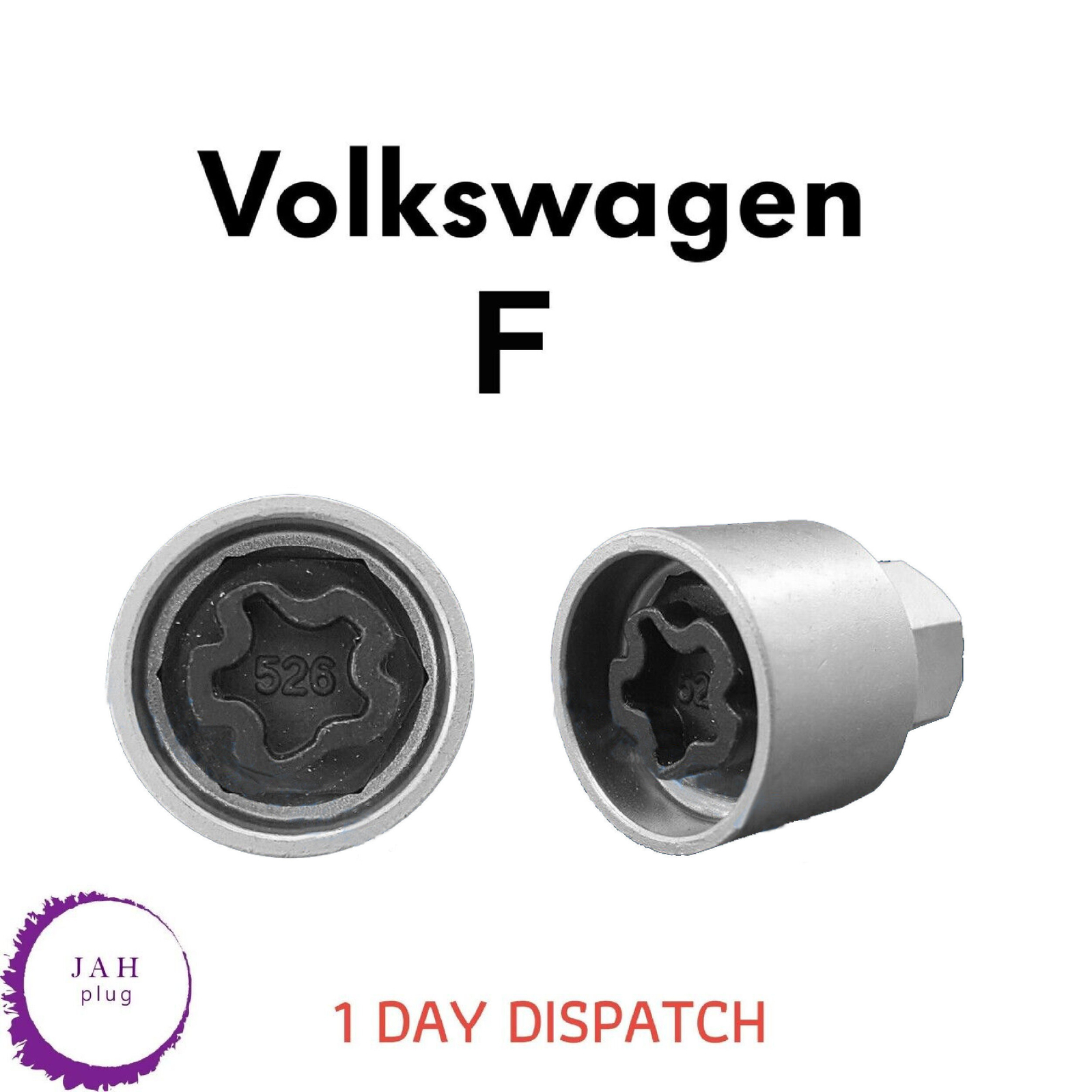 Hauptsicherungsrad-Sicherheitsbolzenschlüssel, Diebstahlschutz für Volkswagen Nr. 526, F
