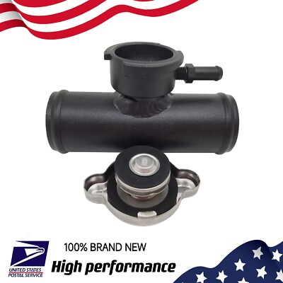 Alloy 45mm Universal Aluminum In Line Radiator Hose Filler Neck 1-3/4'' Connector
