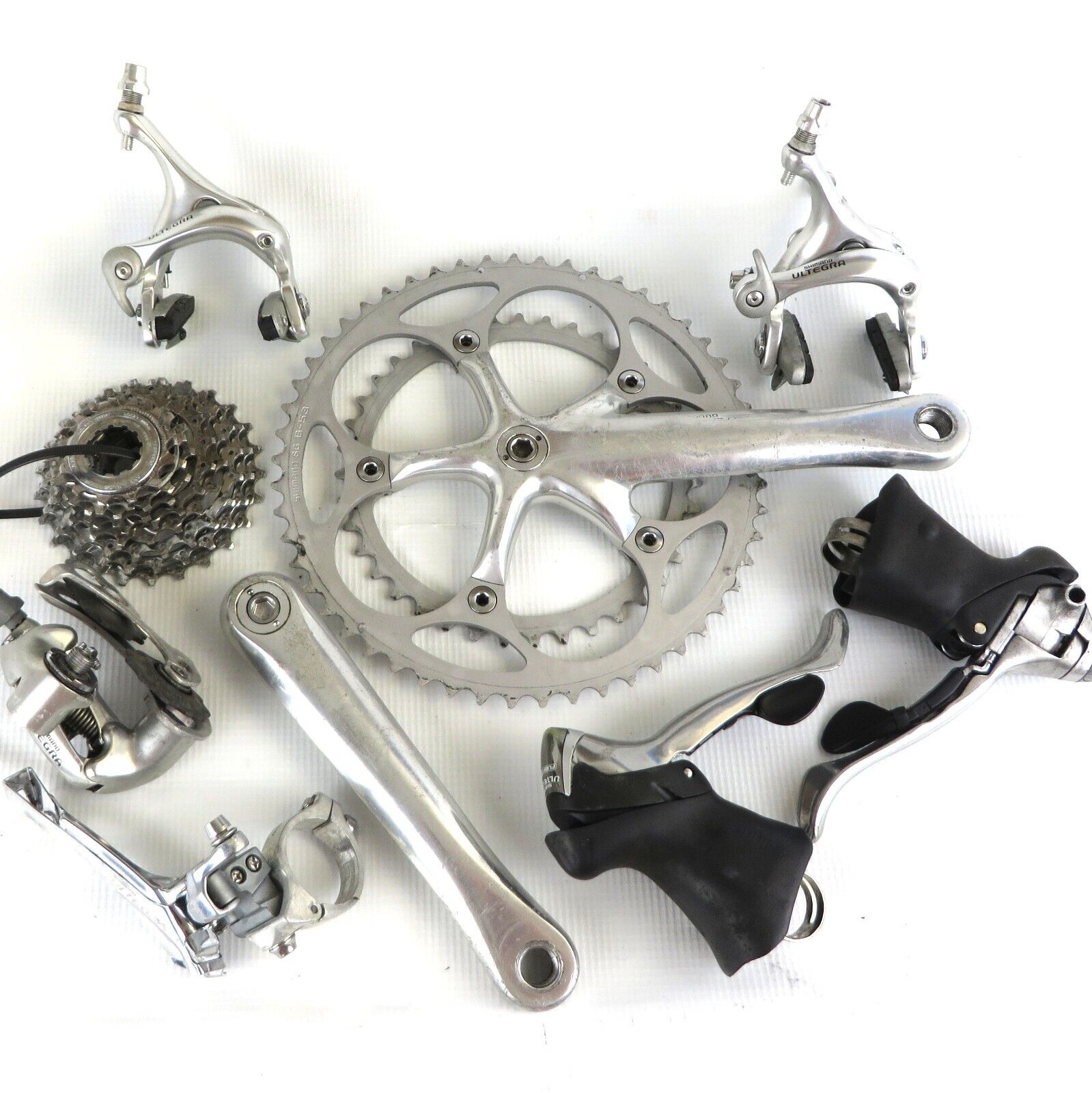 SHIMANO ULTEGRA GROUPSET 6500 175mm Cranks Brakes SHIMANO ULTEGRA GROUPSET 6500 175mm Cranks Brakes