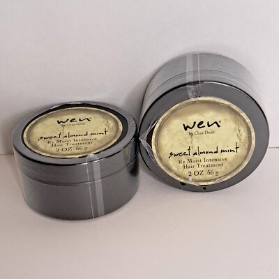 Two WEN by Chaz Dean Sweet Almond Mint Re Moist Intensive Hair Treatment 2 oz. 