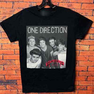 One Direction Take Me Home Tour Cotton Black t-Shirt L2808_02