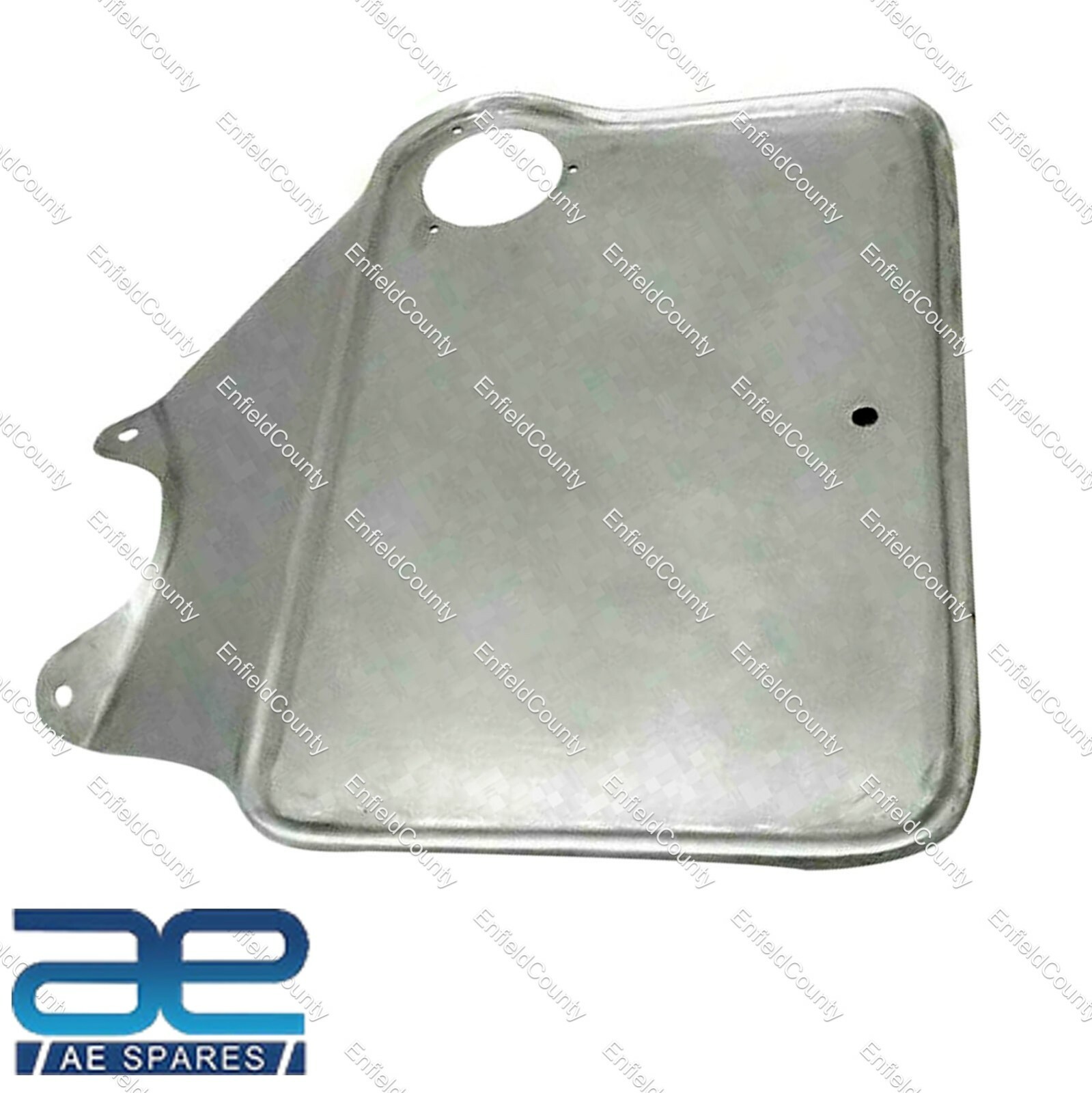 REAR NUMBER PLATE RAW STEEL FOR NORTON 16H MOTORCYCLE