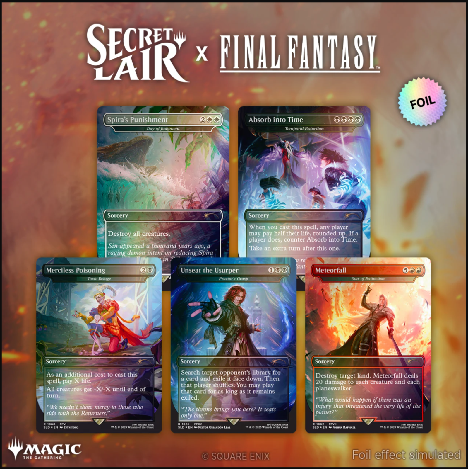 MTG アニマ 悲嘆 FOIL Secret Lair x FF 日本語版 ② アニマ 悲嘆 英語