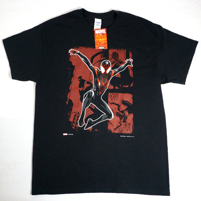 Marvel Comics Spider-Man T-Shirt Men's Large Tee Nerd Block Gildan New with Tag