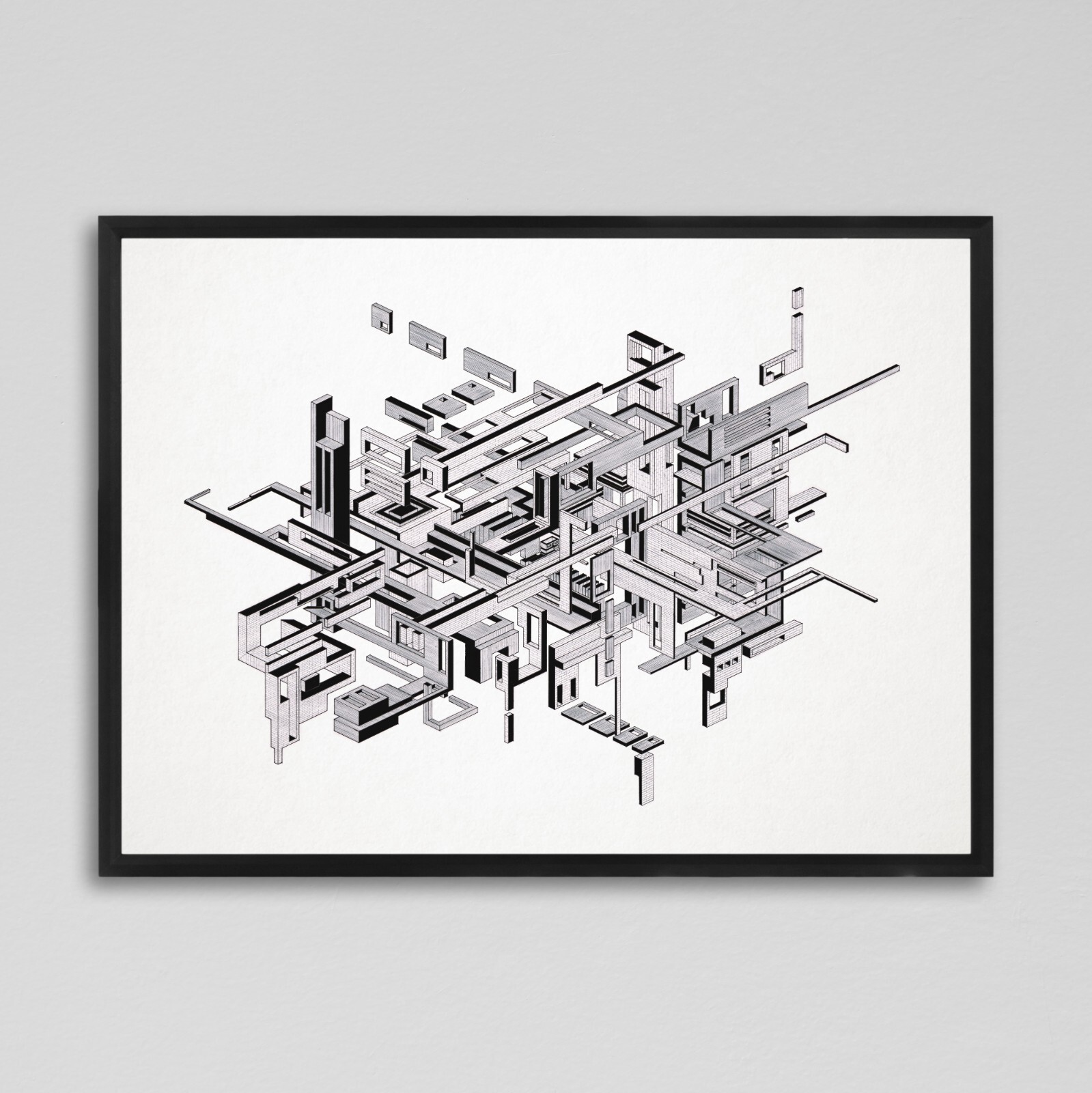 A2 Architectural drawing Monochrome Pencil Architecture