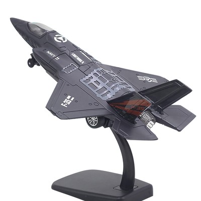 1/72 Fighter Aircraft F35 Jet Plane Alloy Model Pullback Fighter Sound Light k